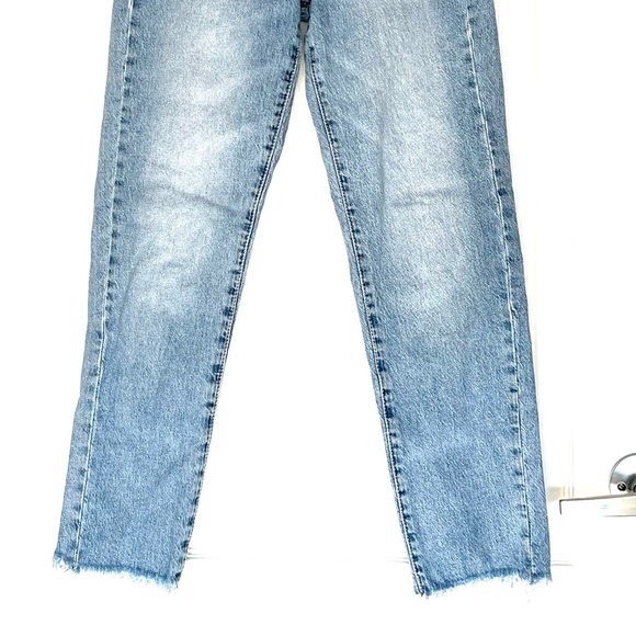 Garage Light Wash Relaxed Straight Leg Jeans Sz 00 Y2K Baggy Mom Jeans 90s Style - Picture 3 of 13